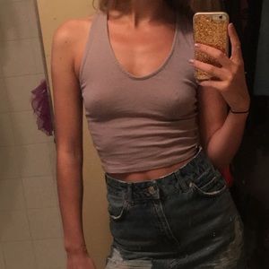 Greyish/Purple Tank